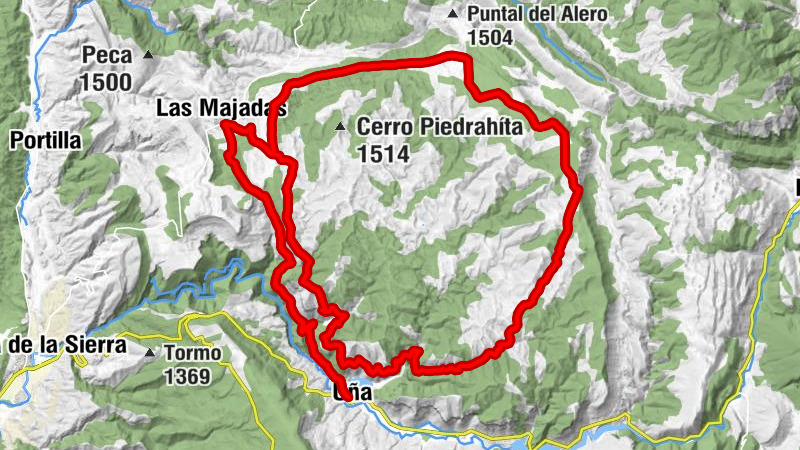 Uña - El Molinillo - La Dehesa - Las Majadas