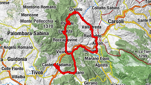 Castel Madama - Azienda agricola-agrituristica "Al Giovenzano" - San Francesco - S.S. Annunziata di Riofreddo