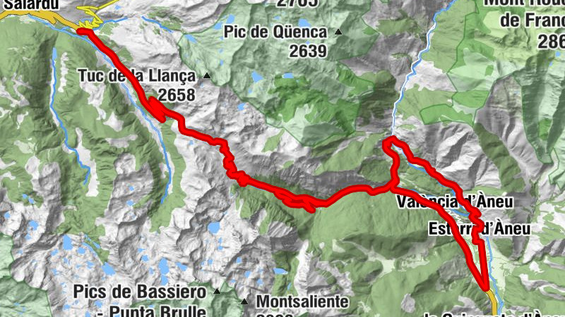 Baqueira - el Refugi - Mare de Déu de les Ares - Refugi del Gerdar