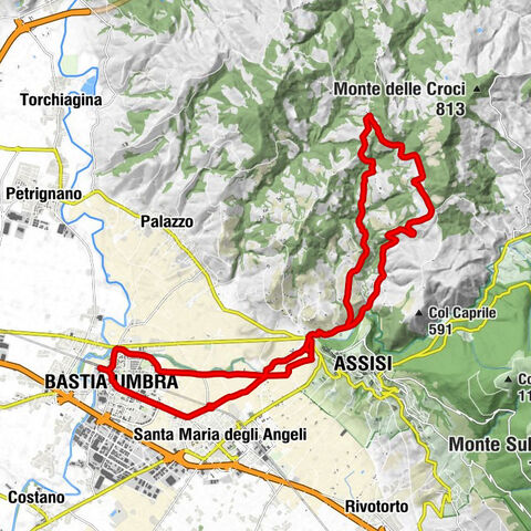 Bastia Umbra - Assisi - Santa Maria degli Angeli