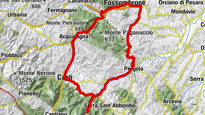 Rifugio di Grotticiole - Chiesa di Sant'Aldebrando - Abbazia San Vincenzo al Furlo - Chiesa di Santa Chiara