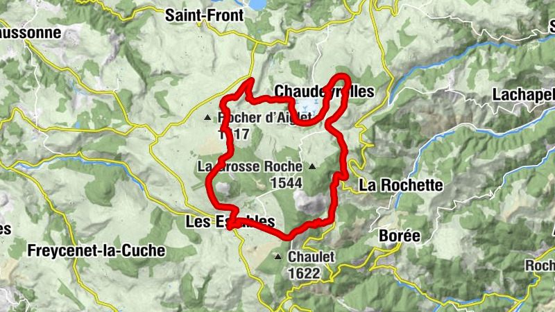 Les Estables - Chaudeyrolles - Tire Longe - La Fouillouse