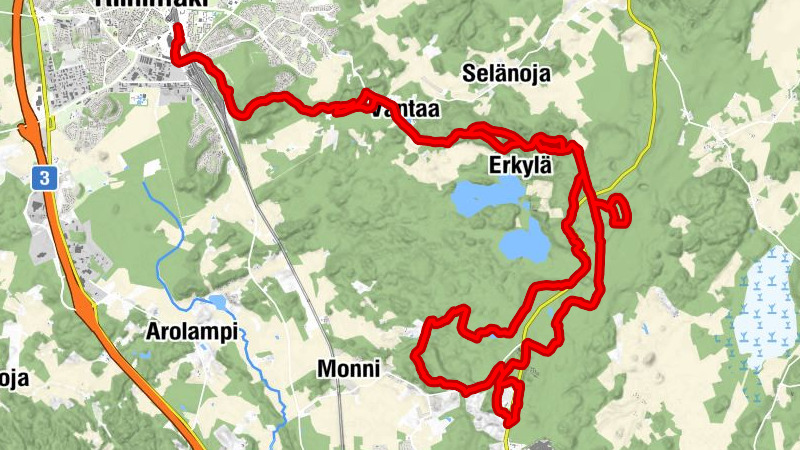 Riihimäki - Vantaa - Hyvinkää