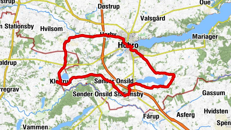 Klejtrup - Sønder Onsild Kirke - Glenstrup Kirke - Snæbum Kirke
