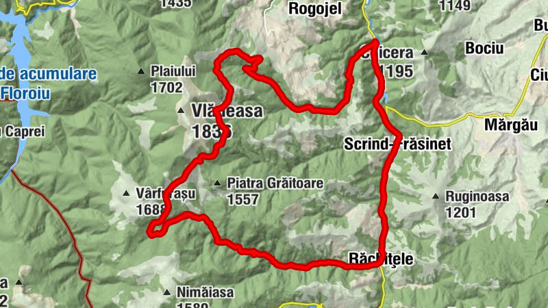 Mărgău - Peștera cu 5 intrări - Răchițele - Biserica Scrind-Frăsinet