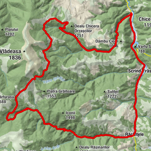 Mărgău - Peștera cu 5 intrări - Răchițele - Biserica Scrind-Frăsinet