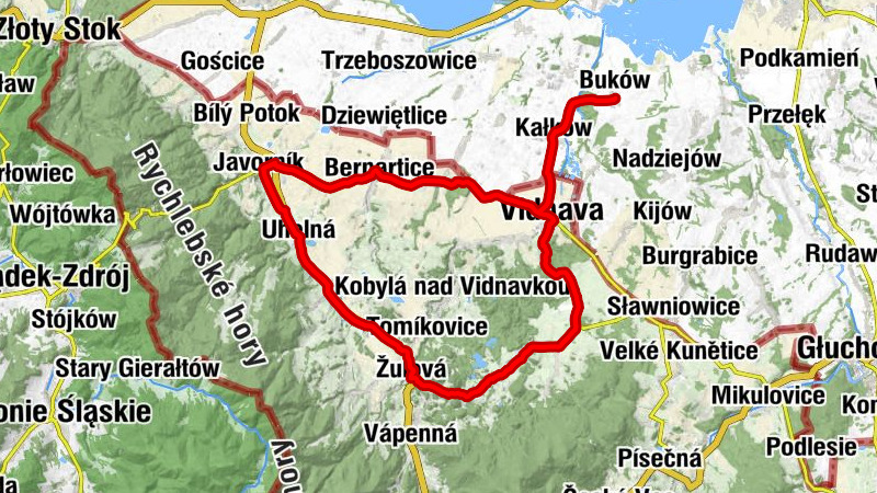 Buków - Kościół Podwyższenia Krzyża Świętego - kostel Božího těla - Kostel Panny Marie