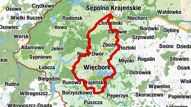 Sępólno Krajeńskie - Chmielniki - Kościół pw. Świętej Trójcy - Kościół pw. Niepokalanego Poczęcia Najświętszej Maryi Panny