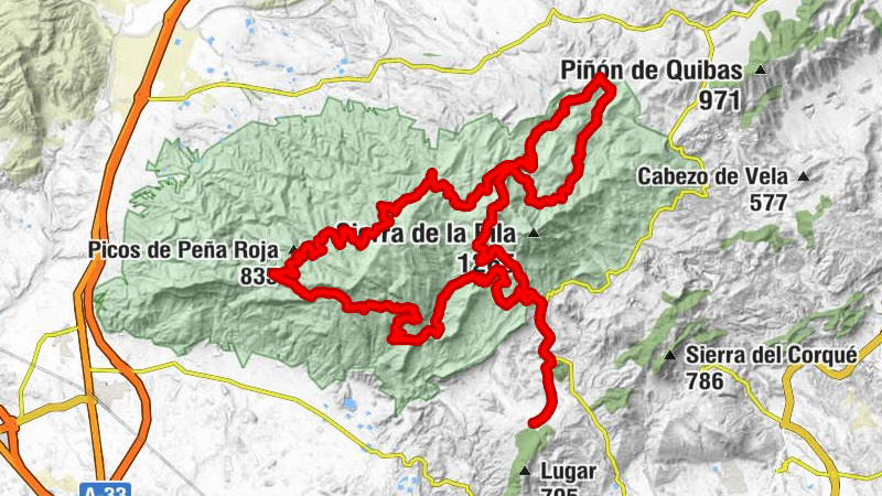 Blanca - El Almorchón - Picos de los Pozos - Fortuna
