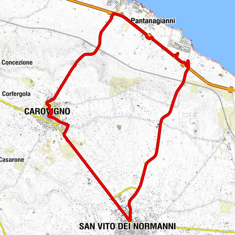 Carovigno - Chiesa Del Carmine - Chiesa di Sant'Angelo - San Vito dei Normanni