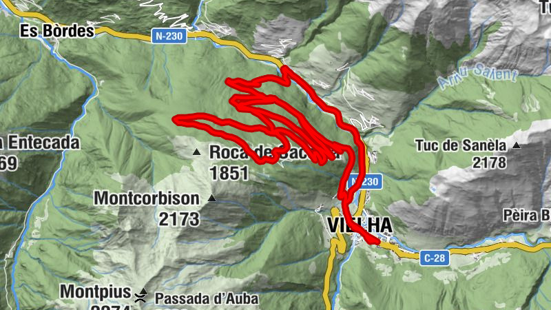 Sant Miquèu - Vielha - Refugi Bassa d'Olles Era Piusa - Mare de Déu del Roser d'Aubèrt