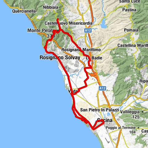 Cecina - Poggio il Tedesco - Poggio Le Serre
