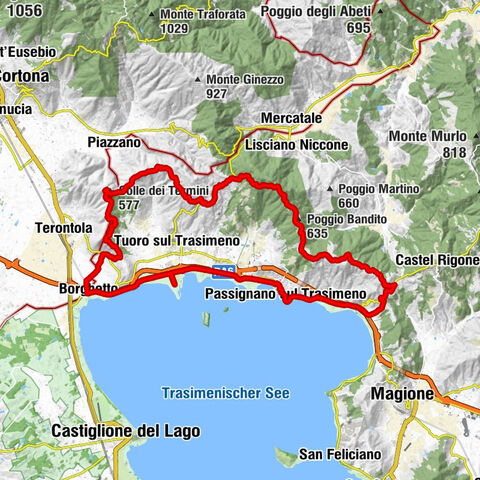 Passignano sul Trasimeno - Poggio Capanne - Poggio Castelluccio - Poggio Belveduto