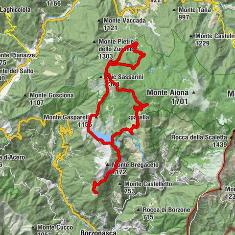 Barca - Cappelletta delle Lame - Lago delle Lame - Monte Gasparella