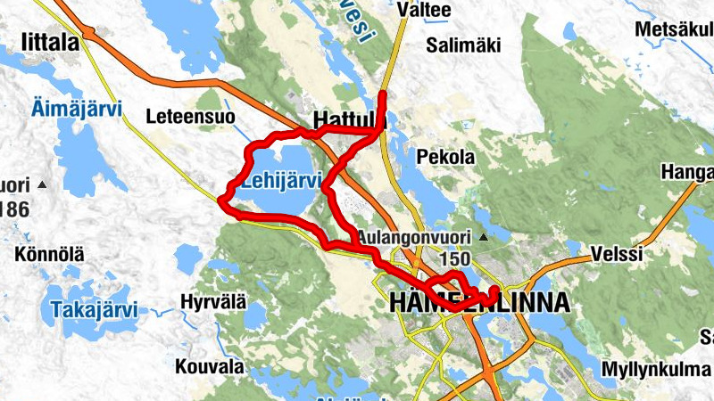 Hämeenlinna - Asemanranta - Hattula