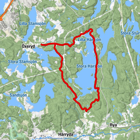 Mysten - Härsjödamm - Härskogen