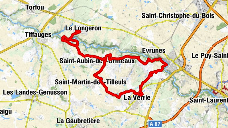 Le Longeron - Les Quatre Moulines - La Roche - Le Couraud