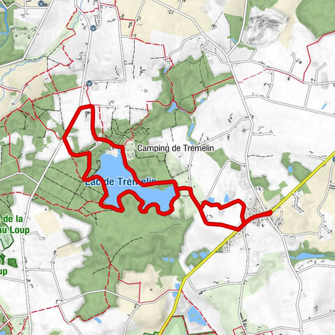 Les Quatre Routes - La Roche Trébulente - La Filiais - Trémelin