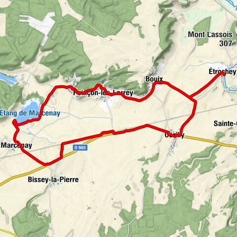 Étrochey - Église Saint-Martin - Église Saint-Germain-d'Auxerre