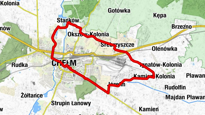 Józefin - Kościół Rozesłania Świętych Apostołów - Bazylika Kolegiacka Narodzenia Najświętszej Maryi Panny - Kopiec Niepodległości