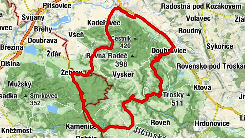 Hospoda Hořensko - sloupcová zvonice - Krocan - sv. Prokop