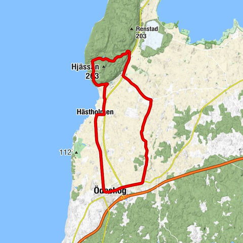 Höje - Södra Djurledet - Ödeshög - Västra Tollstad