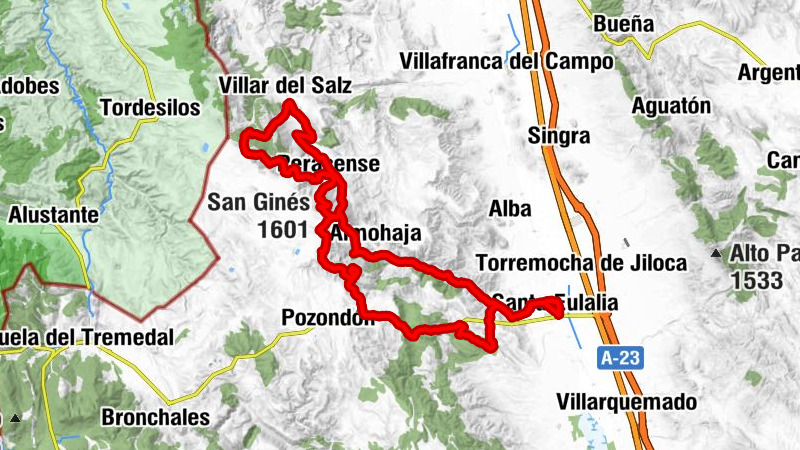 Santa Eulalia del Campo - San Ginés - Ermita de San Ginés de Peracense - Iglesia de San Pedro