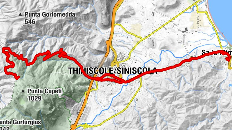 Sa Petra Ruja - Sa 'e Mimmiu - Thiniscole/Siniscola - Sant'Antonio di Padova