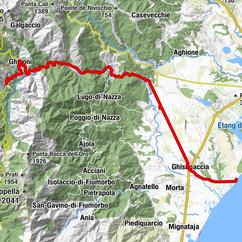 Ghisonaccia - Église Saint-Michel - Chapelle Saint-Antoine - Les Deux Mâts