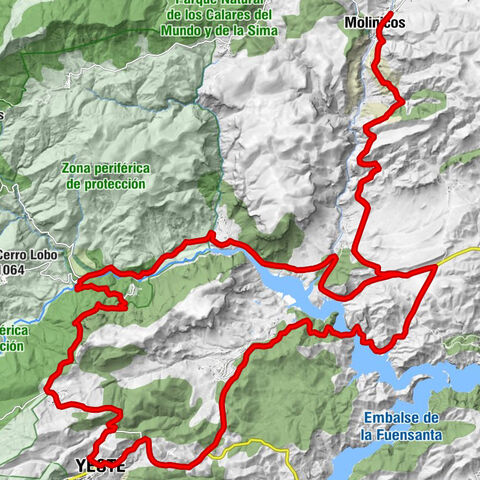 Molinicos - Collado de Boche - Mesón Palacios - Collado del Albañil