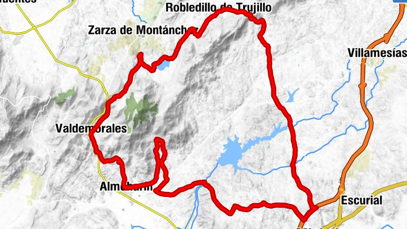 Almoharín - Robledillo de Trujillo - Valdemorales - El Limón