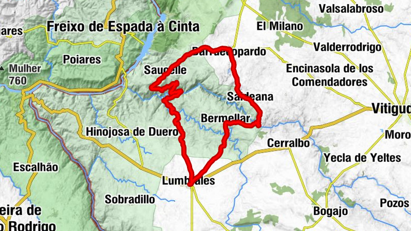 Lumbrales - Saucelle - Barruecopardo - Saldeana