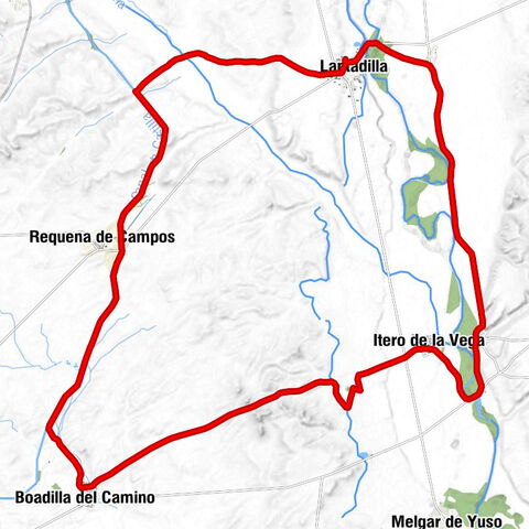 Lantadilla - Palacios de Riopisuerga - Itero del Castillo - Itero de la Vega
