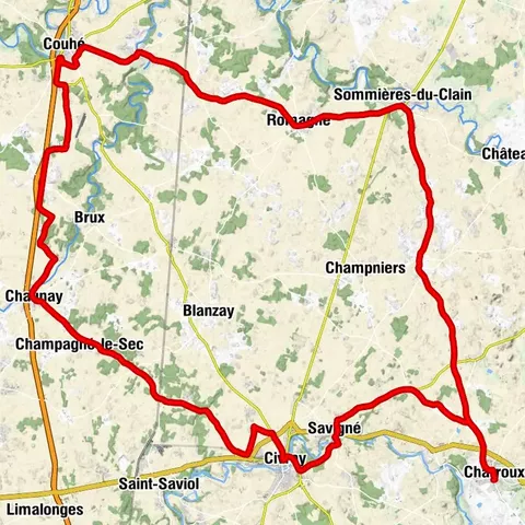 Église Saint-Sulpice - Hostellerie Charlemagne - Église Saint-Romain - Église Saint-Pierre