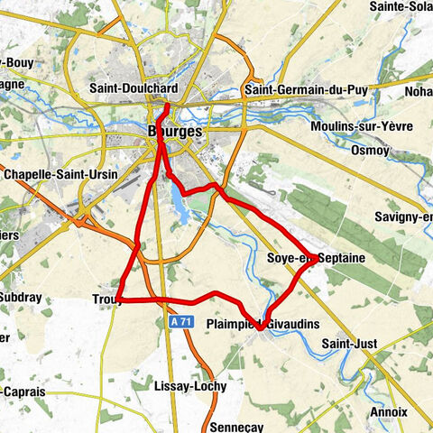 Bourges - Quartier Henri Laudier - Église Saint-Martin