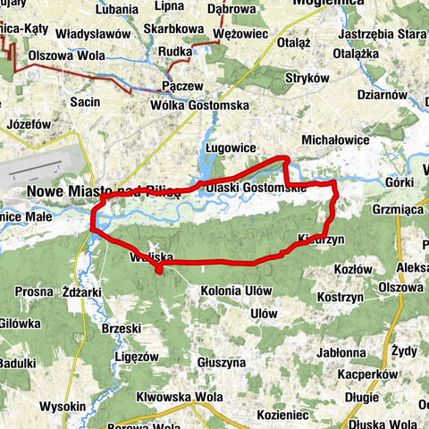 Gastrofaza - Nowe Miasto nad Pilicą - Pobiedna - Kościół filialny pw. Świętego Krzyża