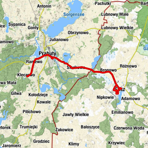 Osiedle Brzostowe - Kościół pw. Świętej Rozalii - Susz - Kościół parafialny pw. Świętego Andrzeja Apostoła