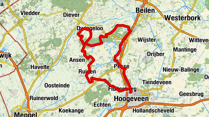 Hoogeveen - Hotel-Chinees Restaurant International - Brugeskerk