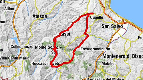 Monteodorisio - Pantano - San Cristoforo - Carpineto Sinello