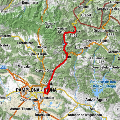 Pamplona / Iruña - San Esteban - San Nikolas eliza - Sarriguren