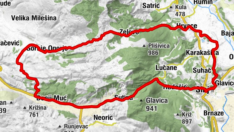 Malora - sv.Petar - Sv. Franjo - Medinjak