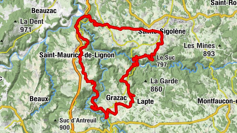 Sainte-Sigolène - Église Saint-Barthélemy - Saint-Romain - Le Suc