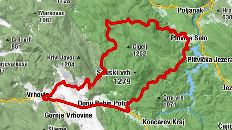 Vrhovine - Grbići - Osinjak