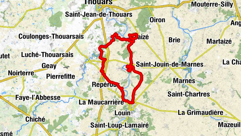 Airvault - Le 12 - Saint-Généroux - Ligaine
