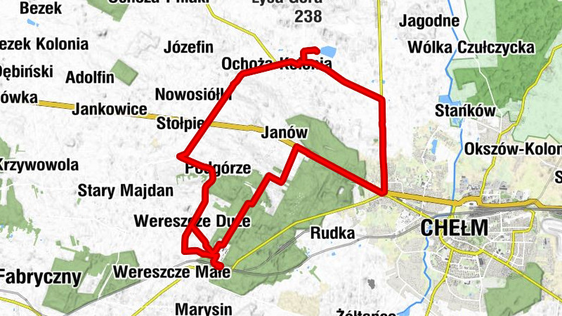 Zawadówka - Chełm - Sala Królestwa Swiadków Jehowy