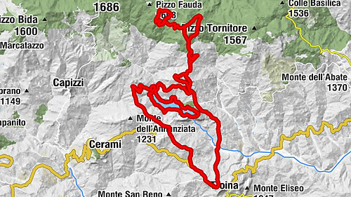 Troina - Portella Cerasa - Portella Donna Vile - Borgo