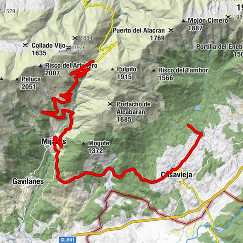 Casavieja - Nogalillo - Mijares
