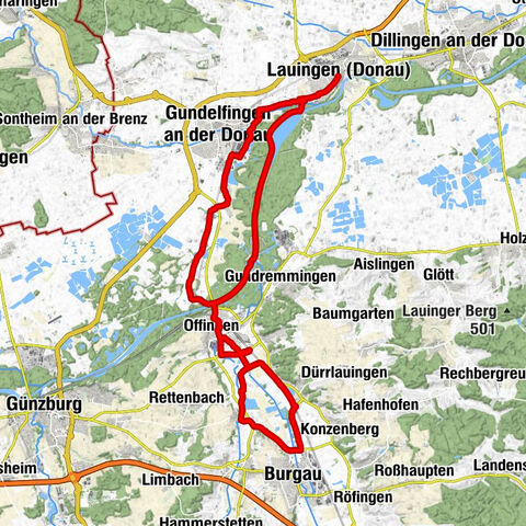 Rettenbach - Sankt Martin - Sieben Kapellen - Wegkapelle Hans Engel - Burgau