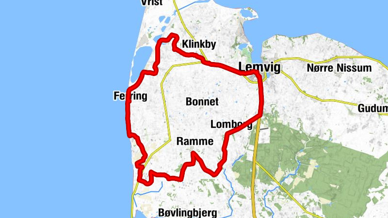 Lemvig - Fjaltring Kirke - Trans Kirke - Houe Kirke