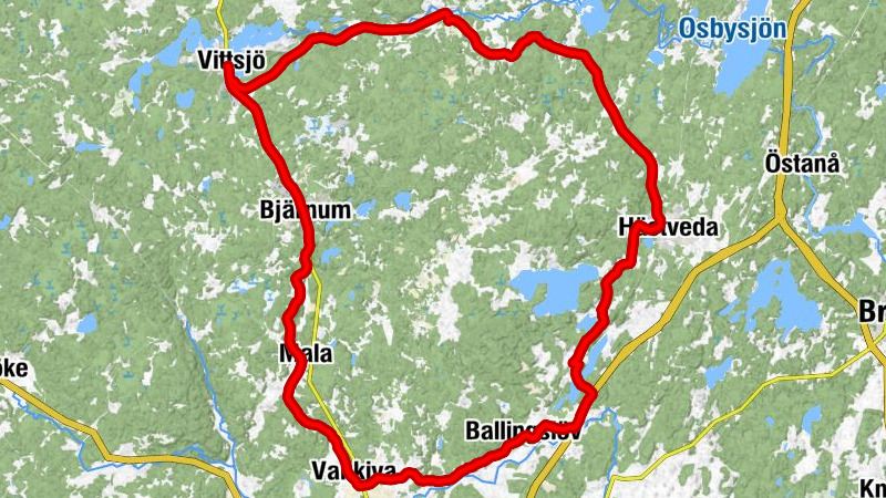 Vittsjö - Lilla Vittsjö - Hagsjö